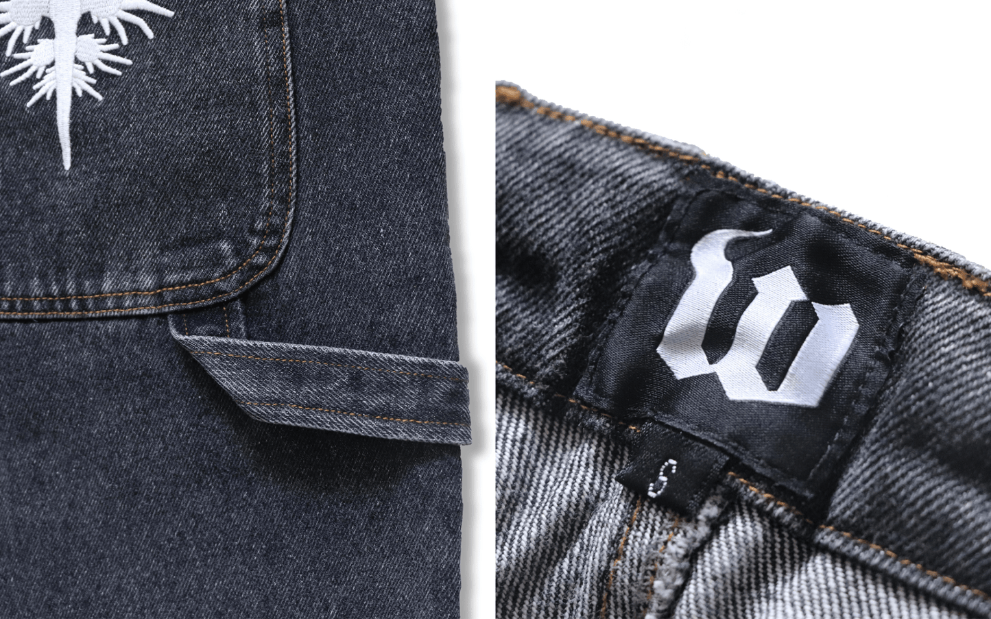 Black Painter Denim Jorts - Wear Wojo