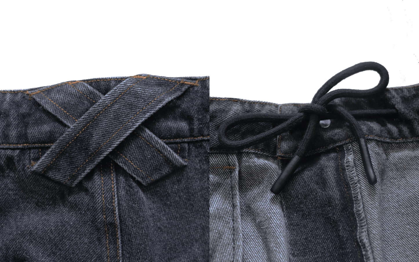 Black Painter Denim Jorts - Wear Wojo