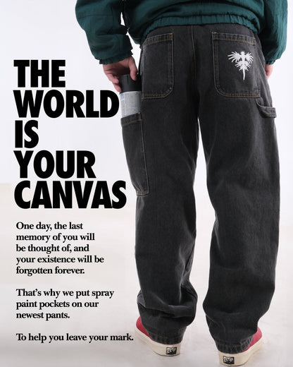 Black Painter Denim - Wear Wojo