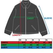 Black ultra-heavyweight cotton canvas painter jacket with cropped boxy fit by WOJO