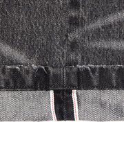 Black Repaired Selvedge Bootcut - Wear Wojo