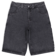 Black/Red Stitch Chrome Jorts