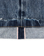 Blue Repaired Selvedge Bootcut