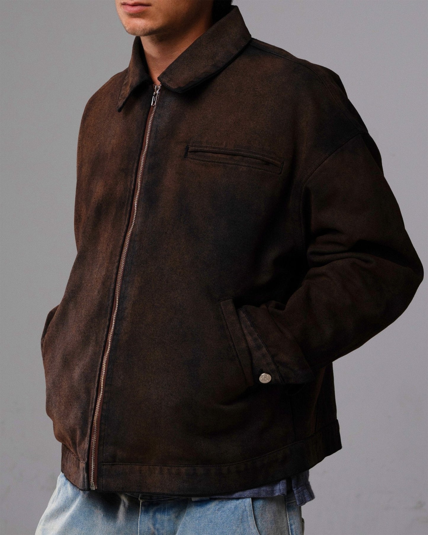 Brown Painter Jacket - Wear Wojo
