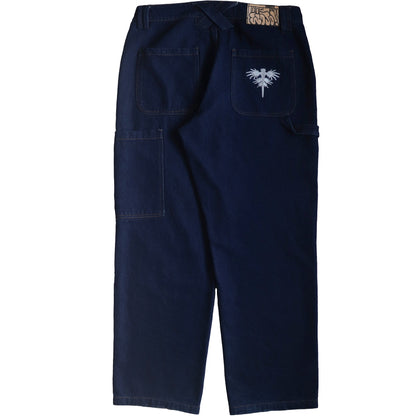 Dark Blue Painter Denim - Wear Wojo