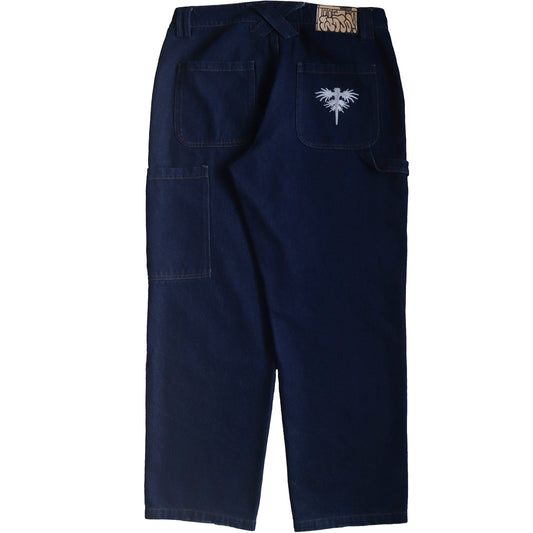 Dark Blue Painter Denim - Wear Wojo
