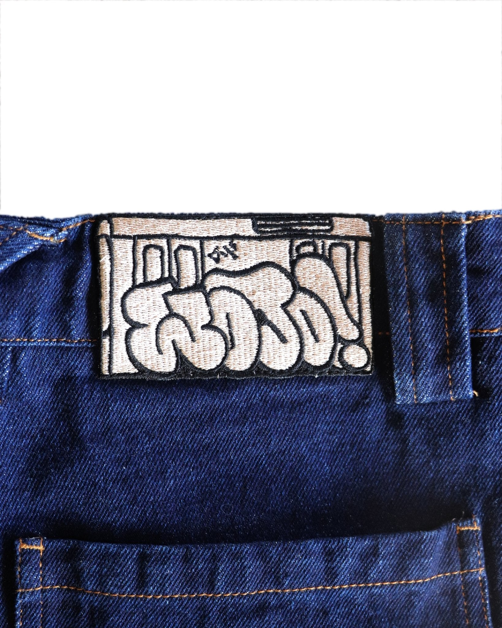 Dark Blue Painter Denim