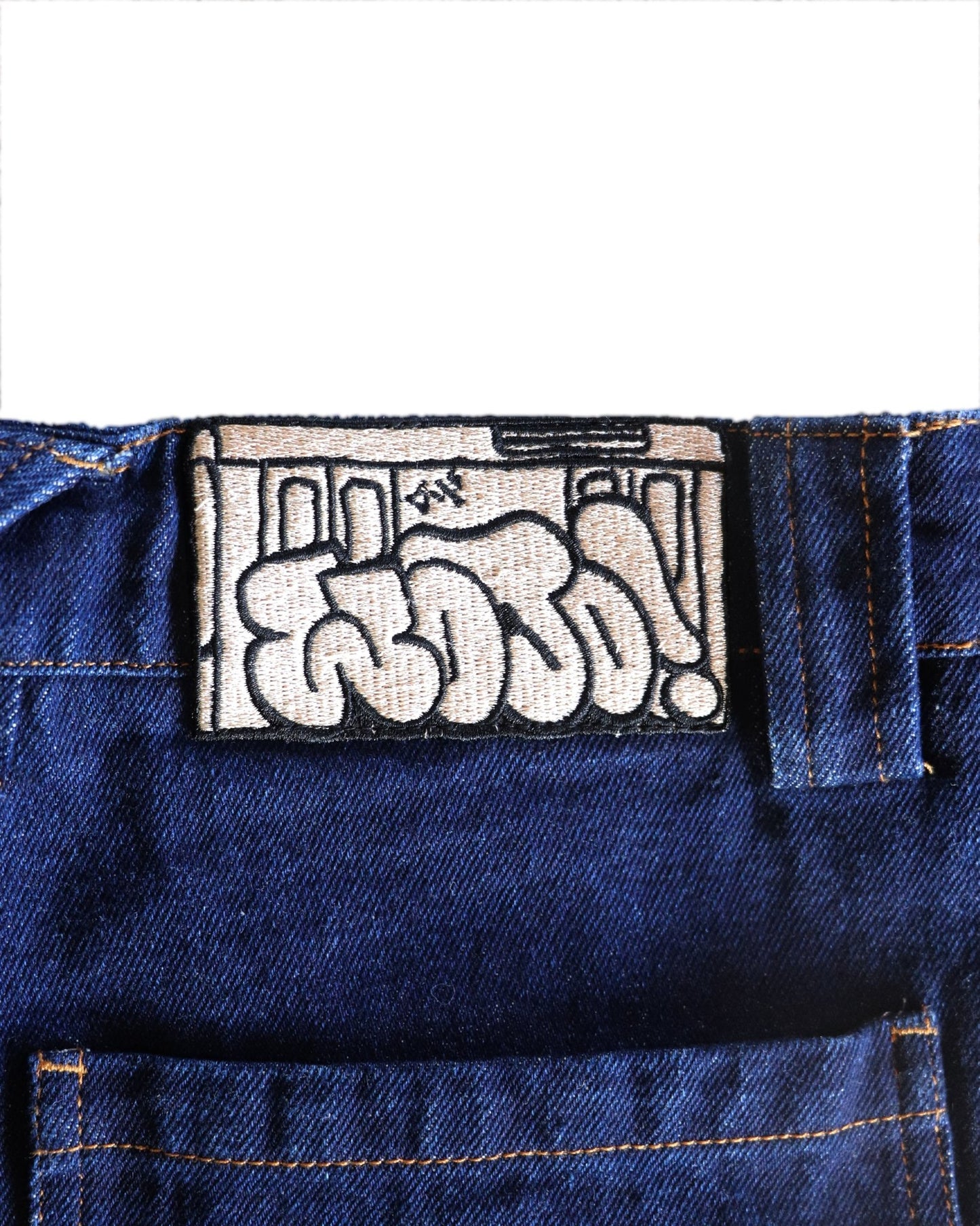 Dark Blue Painter Denim - Wear Wojo