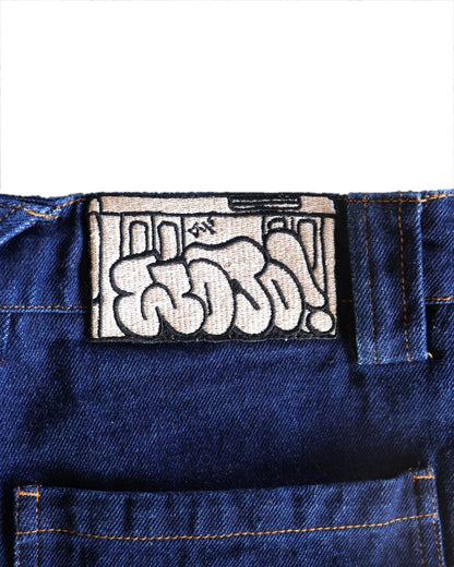 Dark Blue Painter Denim - Wear Wojo