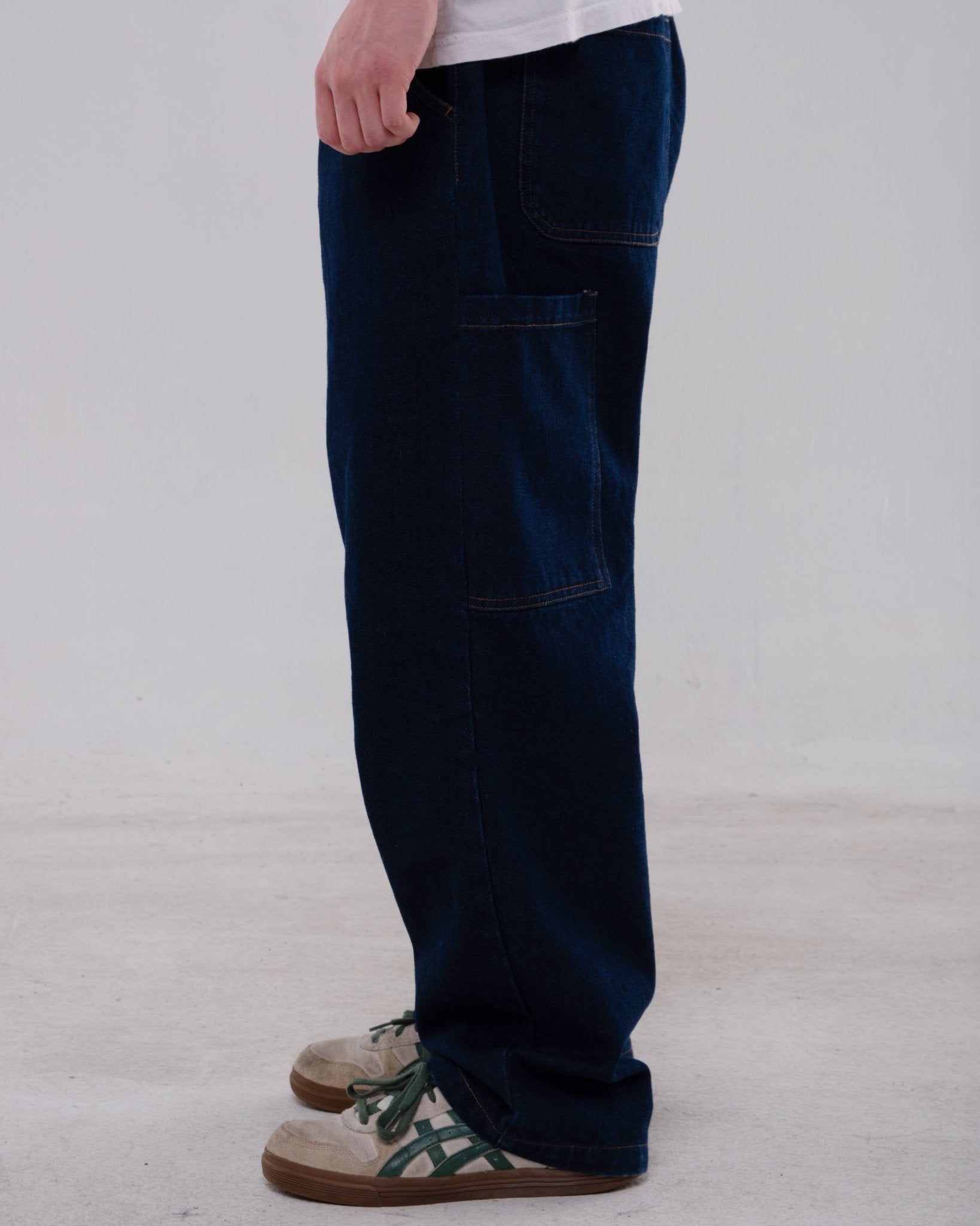 Dark Blue Painter Denim