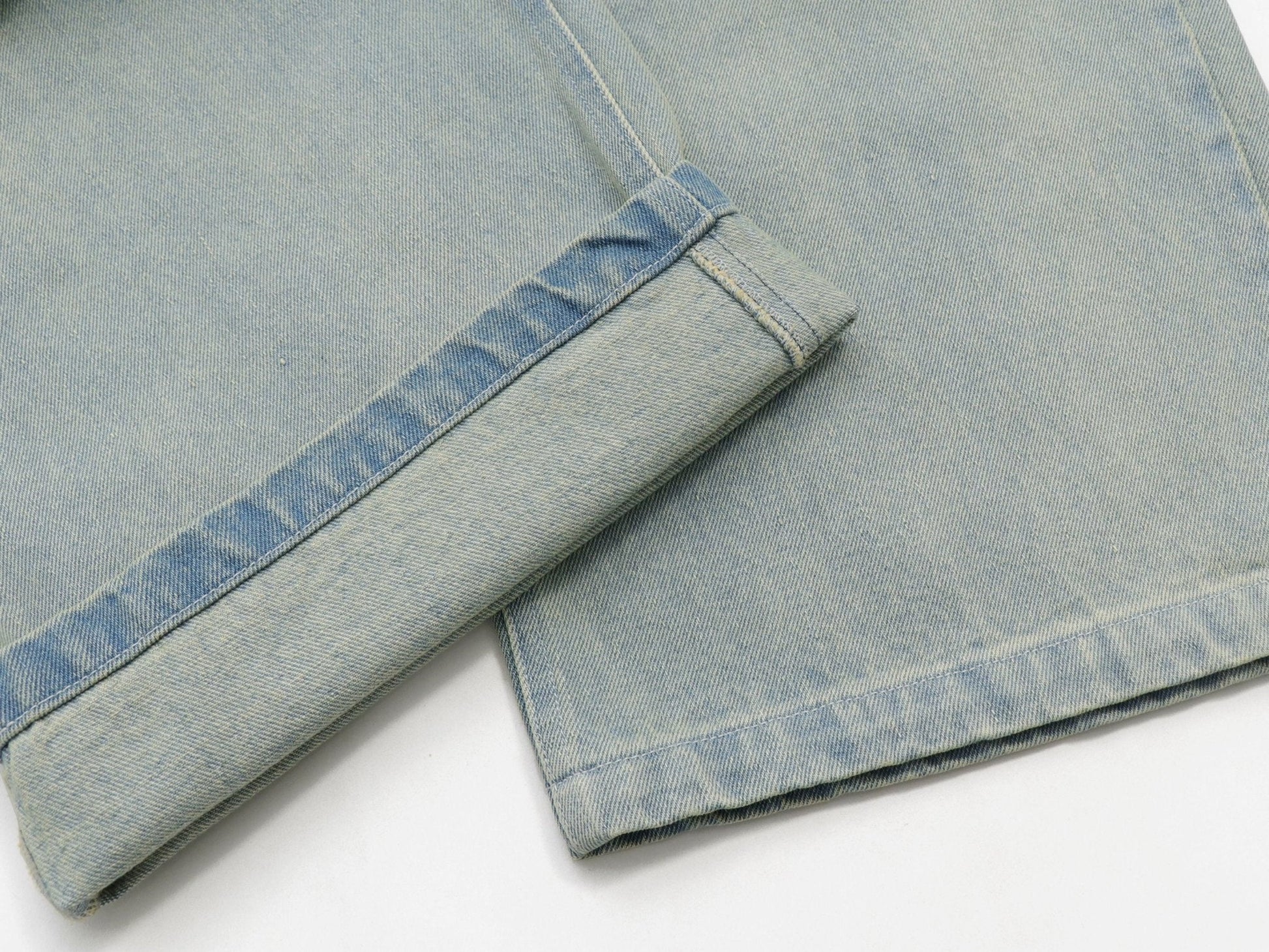 Ice Blue Chrome Denim - Wear Wojo