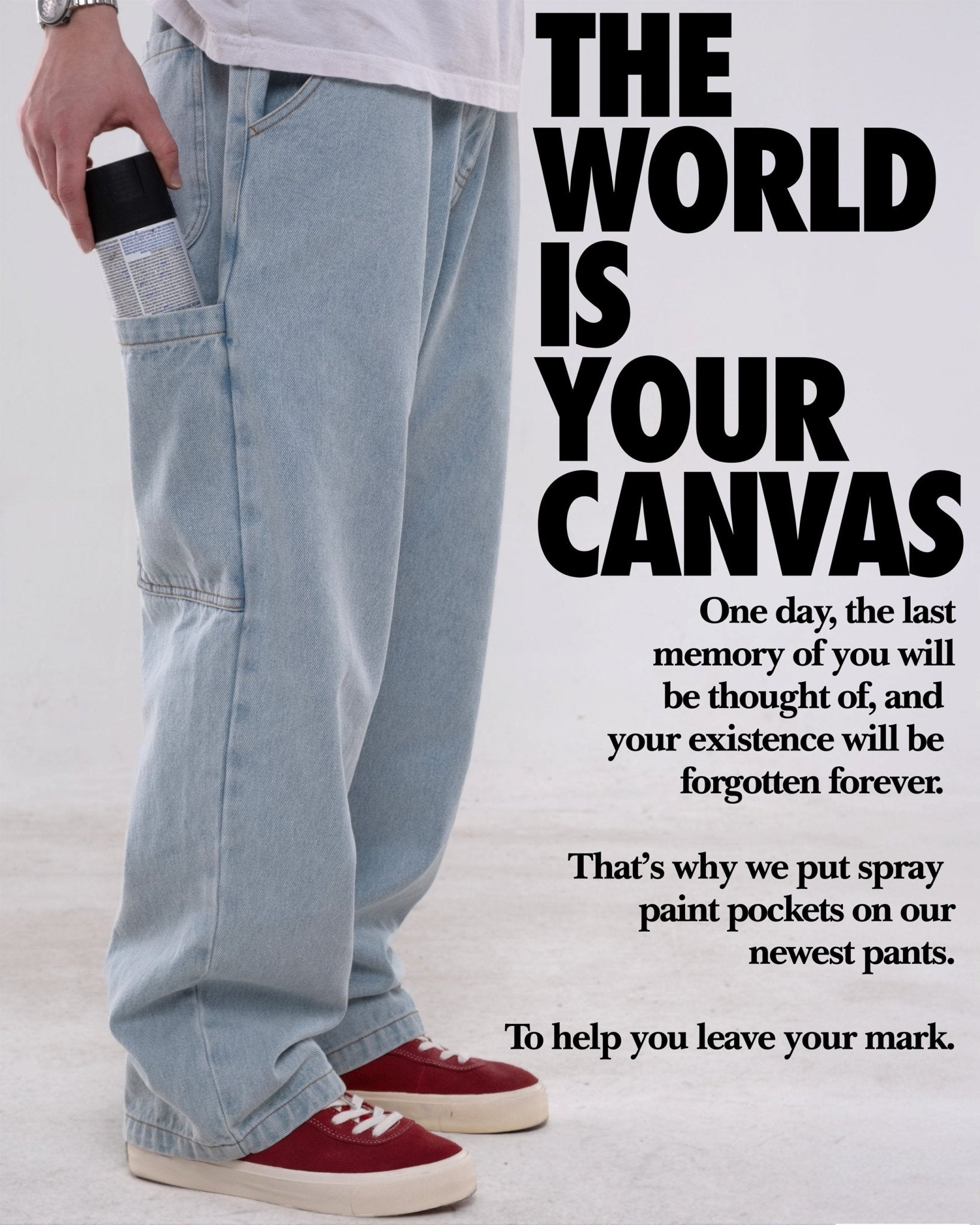 Ice Blue Painter Denim - Wear Wojo