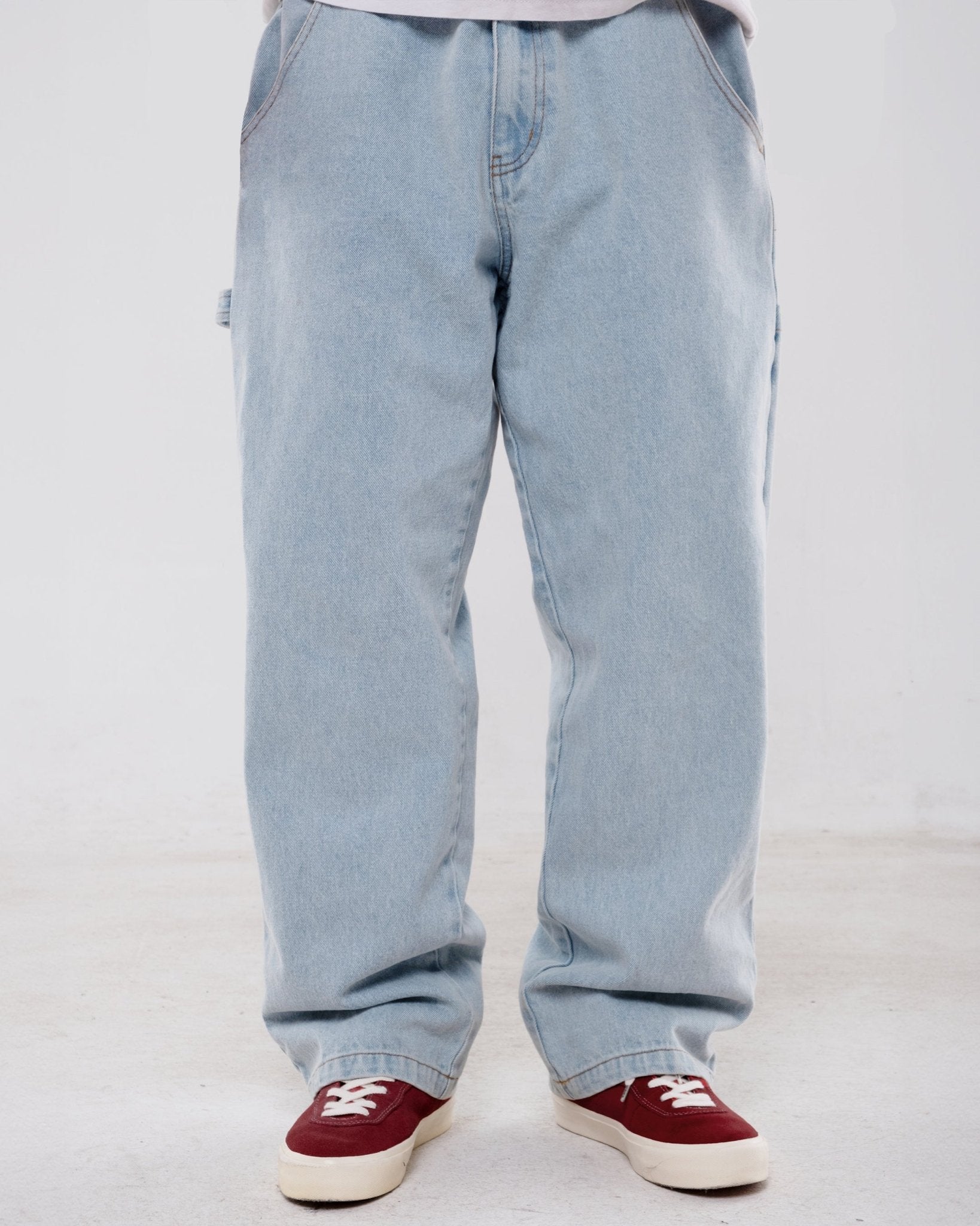 Ice Blue Painter Denim - Wear Wojo