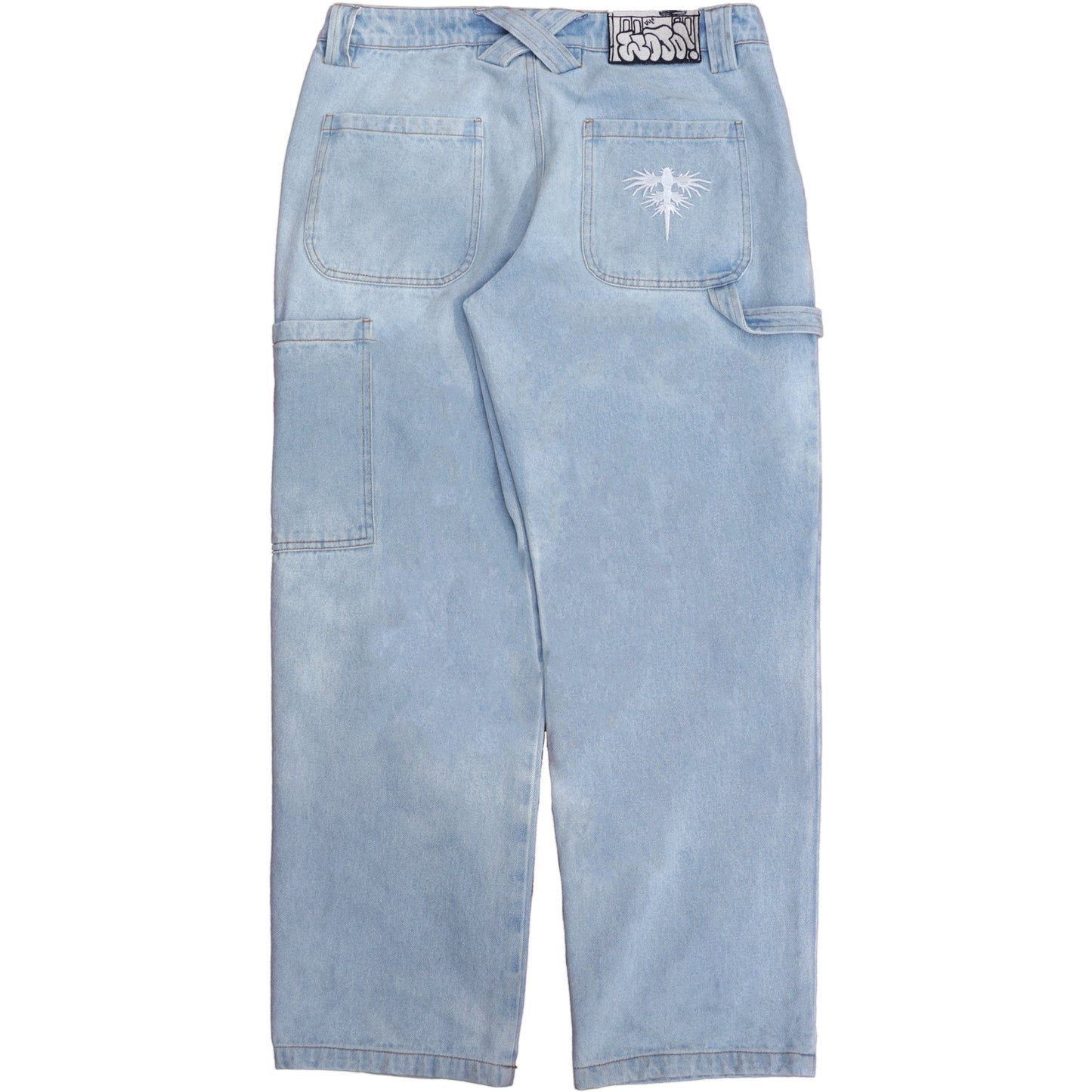 Ice Blue Painter Denim - Wear Wojo