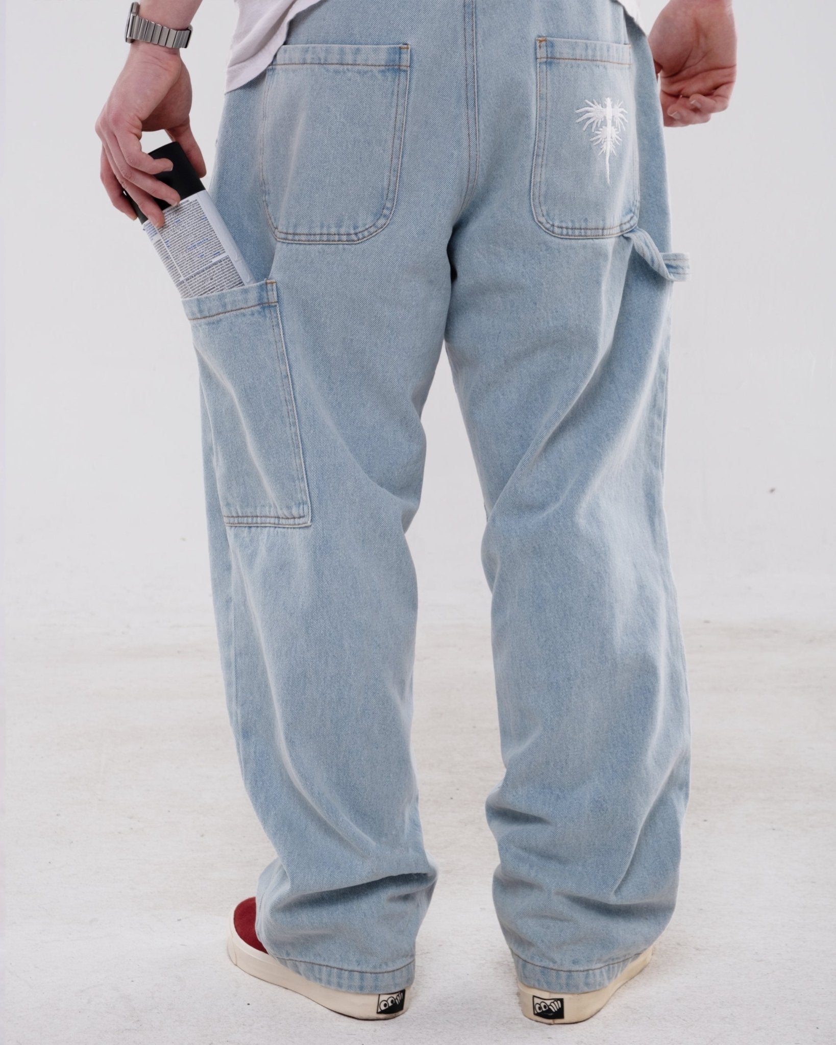 Ice Blue Painter Denim - Wear Wojo