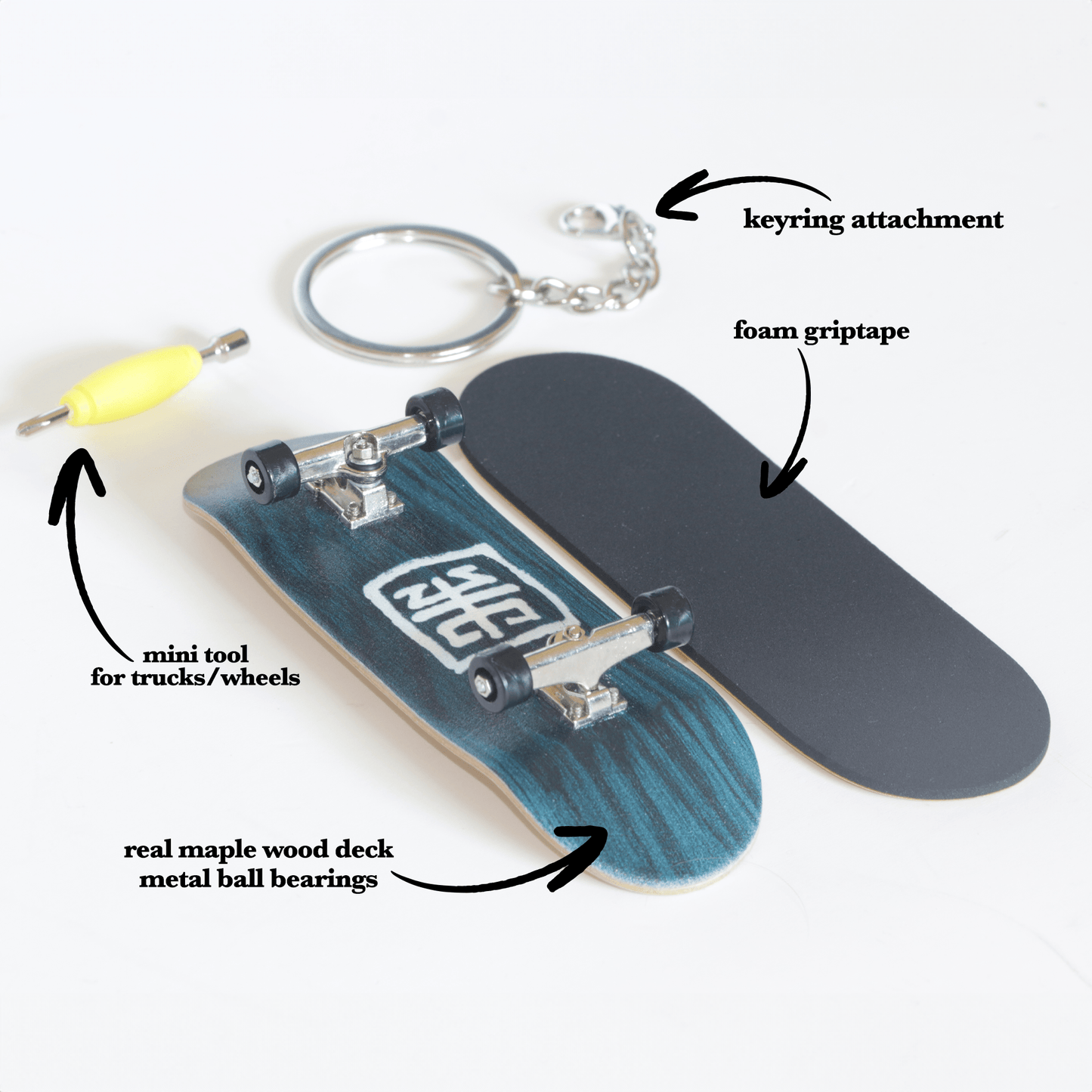 "Indigo Dyed" Fingerboard - Wear Wojo