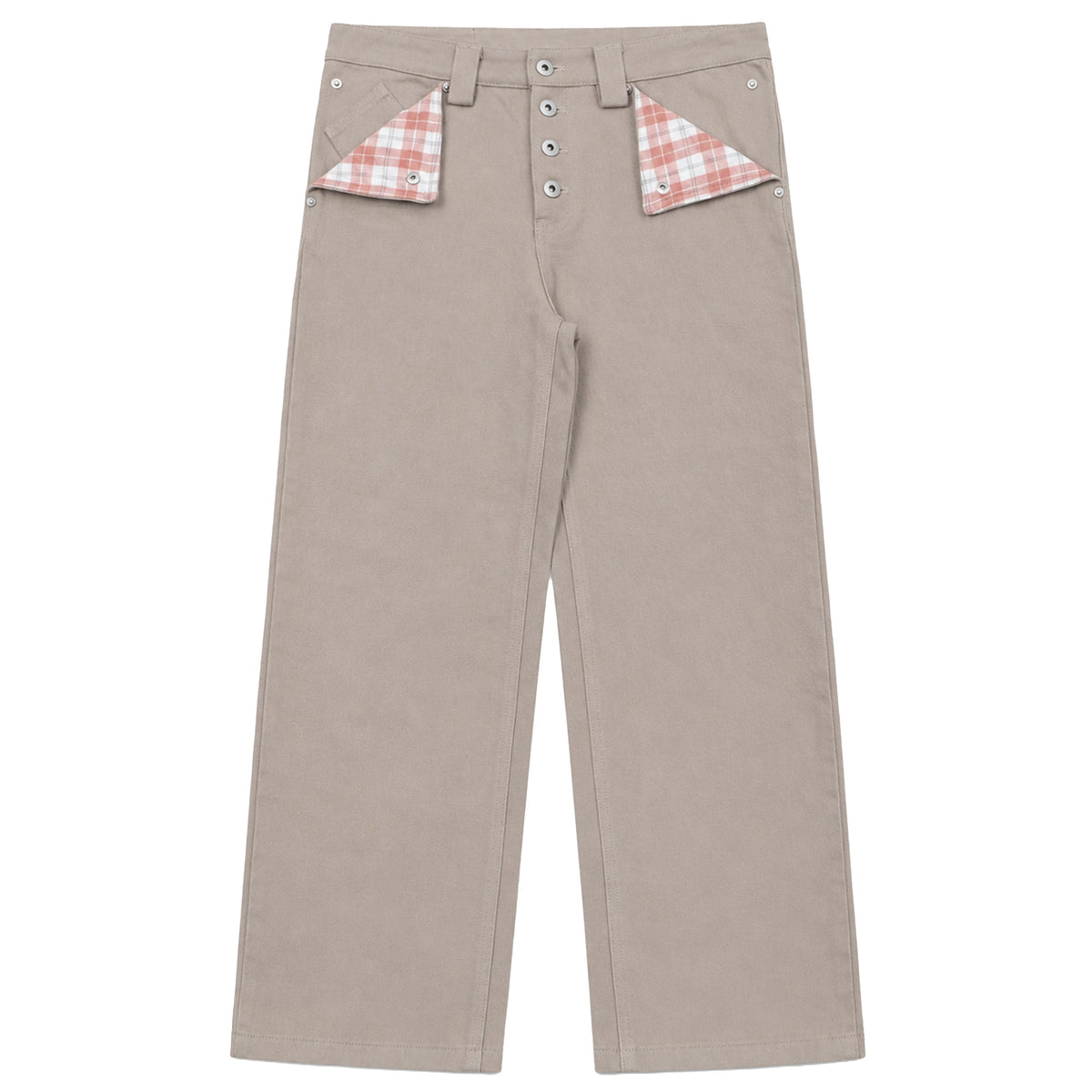 Khaki Canvas Mule Pants - Wear Wojo
