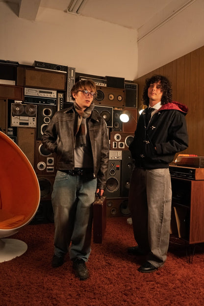 Leopard Leather Jacket - Wear Wojo