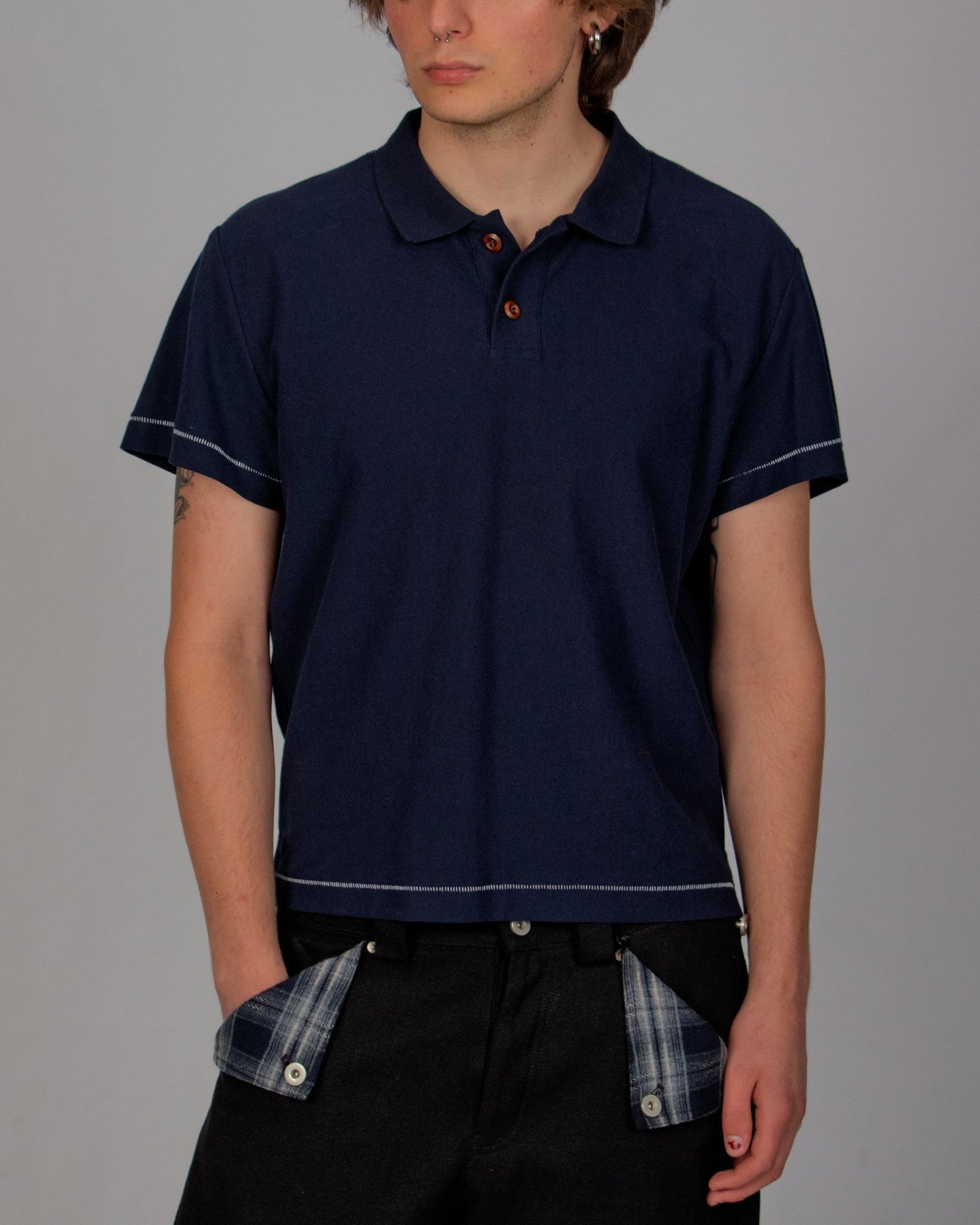 Navy Polo - Wear Wojo