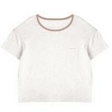 Oatmeal Ringer Tee