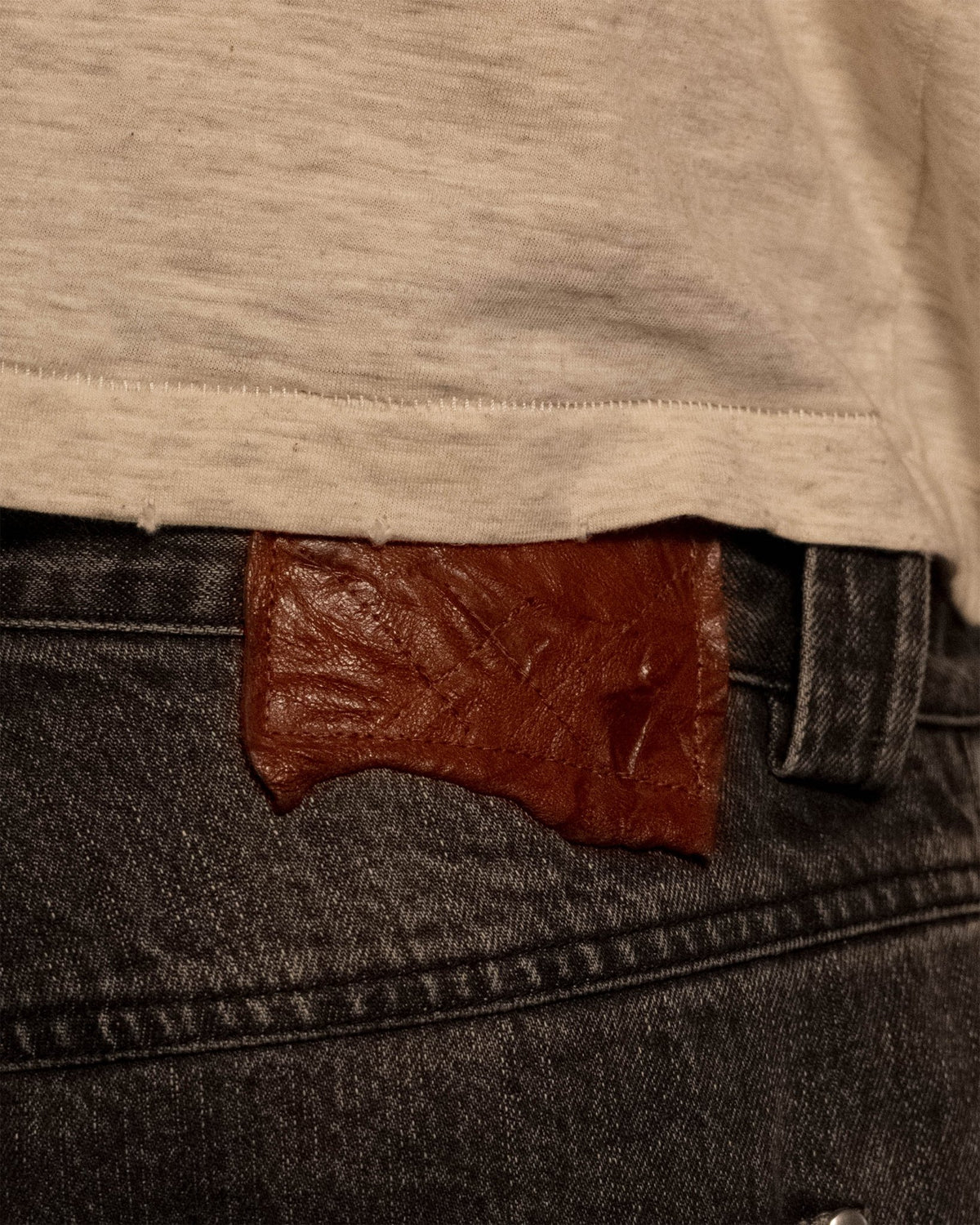 Oatmeal Ringer Tee - Wear Wojo
