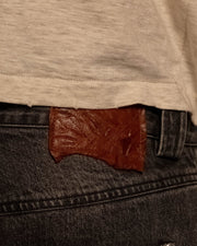Oatmeal Ringer Tee - Wear Wojo