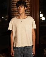 Oatmeal Ringer Tee - Wear Wojo