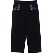 Hemp canvas mule pants in 55% hemp and organic cotton with a relaxed fit by WOJO