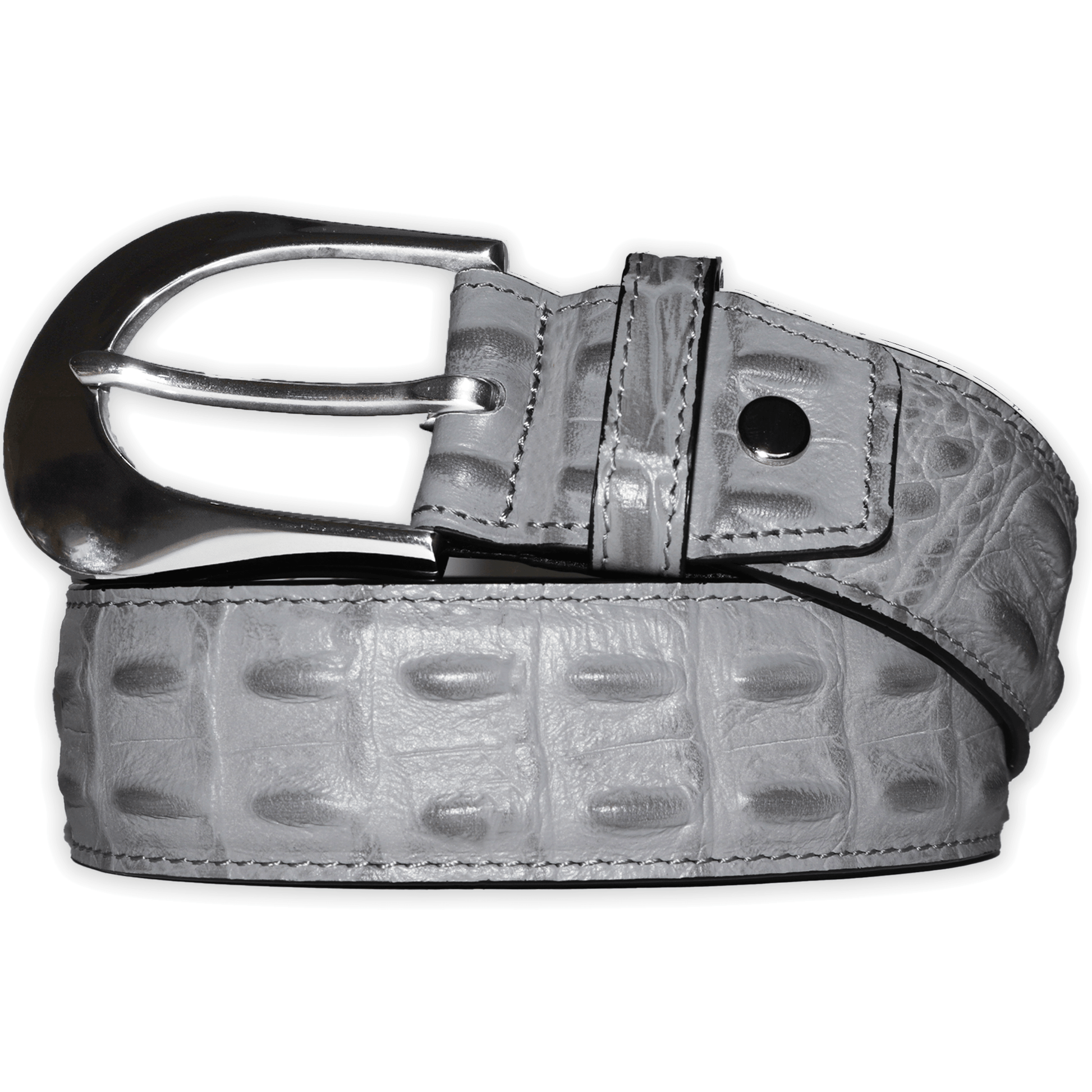 Slate Crocodile Belt - Wear Wojo