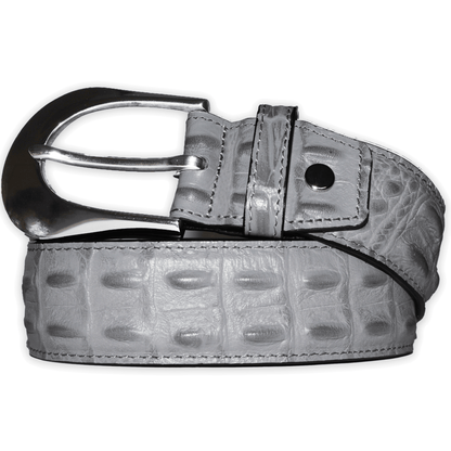 Slate Crocodile Belt - Wear Wojo