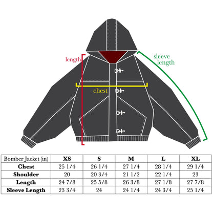 Slub Denim Bomber Jacket - Wear Wojo
