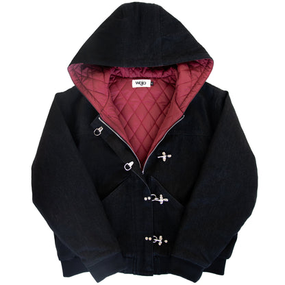 Slub Denim Bomber Jacket - Wear Wojo