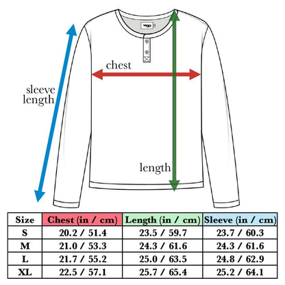 Slub White Henley - Wear Wojo