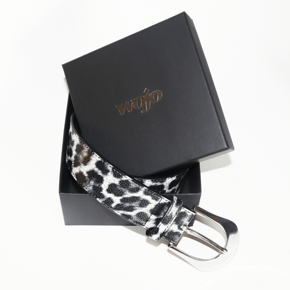 Snow Leopard Belt - Wear Wojo