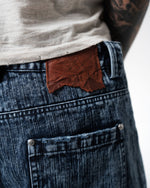 Snowflake Wide Leg Slub Denim - Wear Wojo
