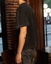 Sunfaded Black Tee - Wear Wojo