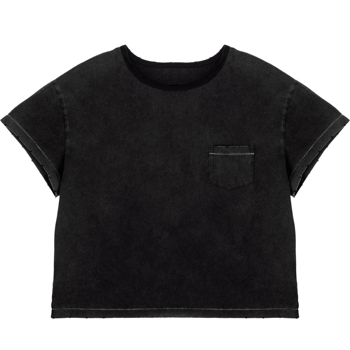 Sunfaded Black Tee - Wear Wojo