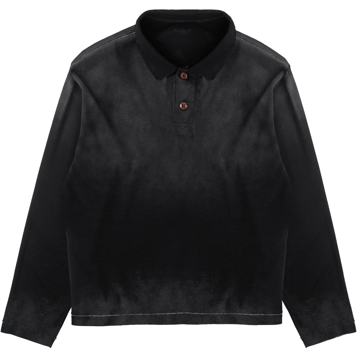 Sunfaded Longsleeve Polo - Wear Wojo