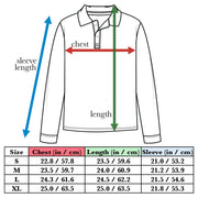 Sunfaded rib-knit cotton long sleeve polo with single-stitch details by WOJO