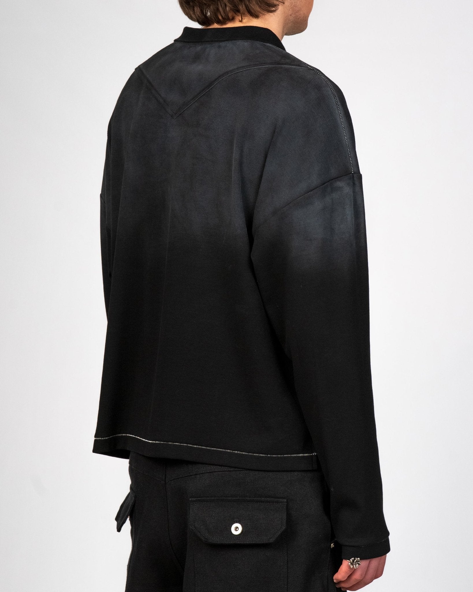 Sunfaded Longsleeve Polo - Wear Wojo