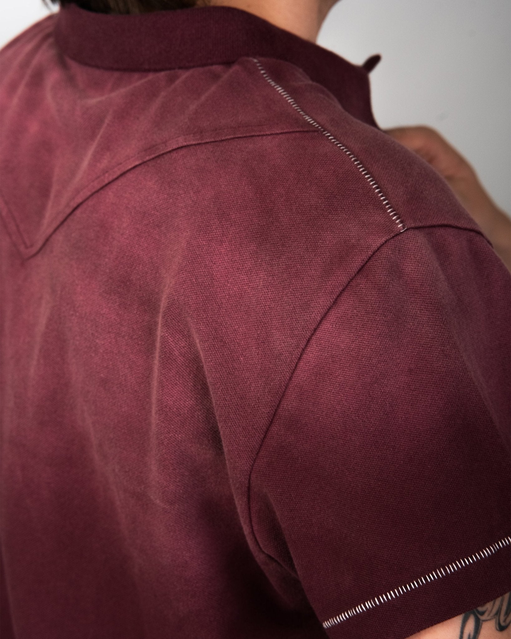 Sunfaded Red Polo - Wear Wojo