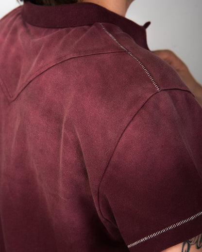 Sunfaded Red Polo - Wear Wojo