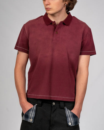 Sunfaded Red Polo - Wear Wojo