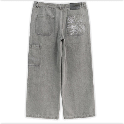 Sunfaded Silver Glaucus Denim - Wear Wojo