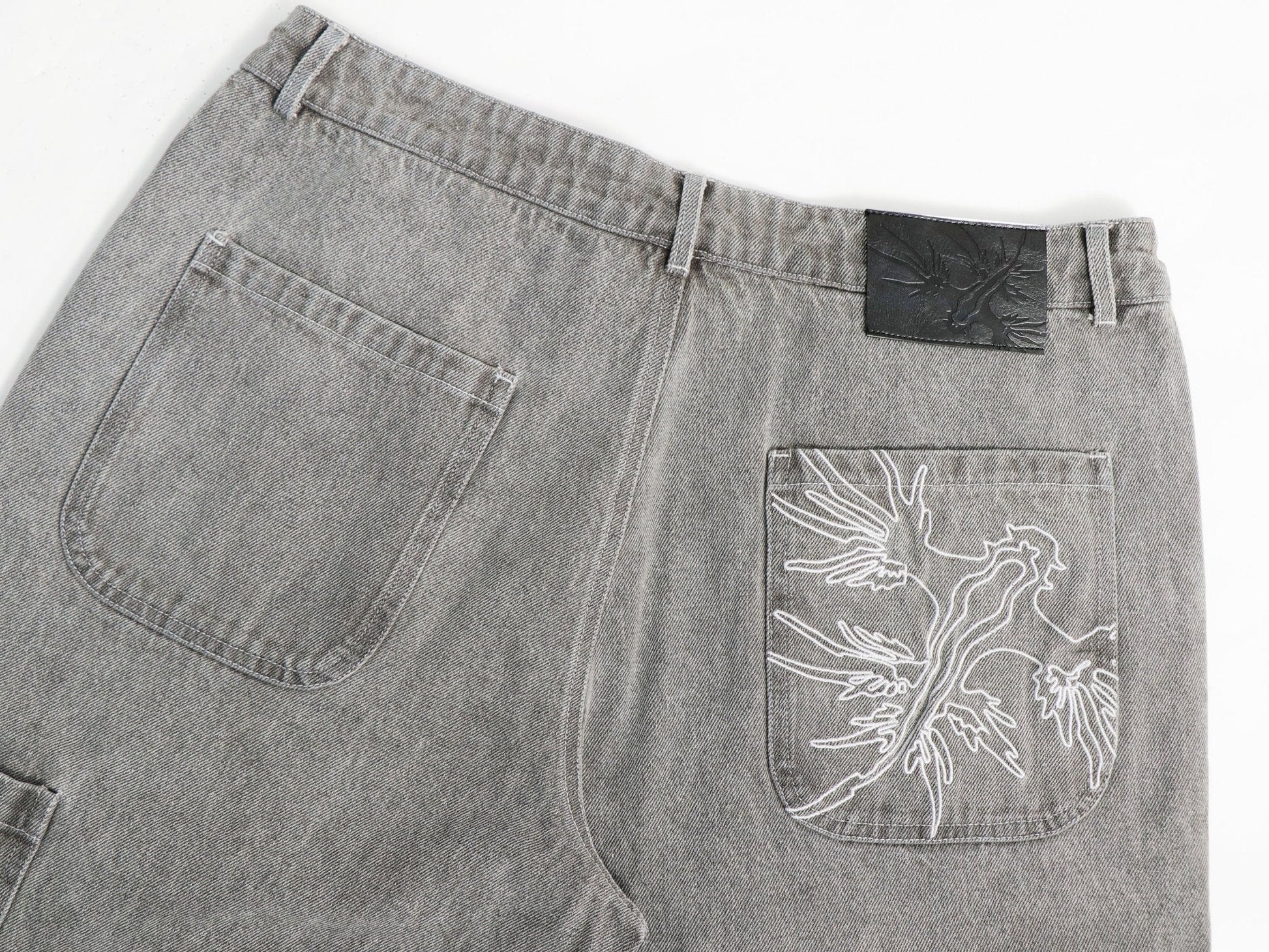 Sunfaded Silver Glaucus Denim - Wear Wojo
