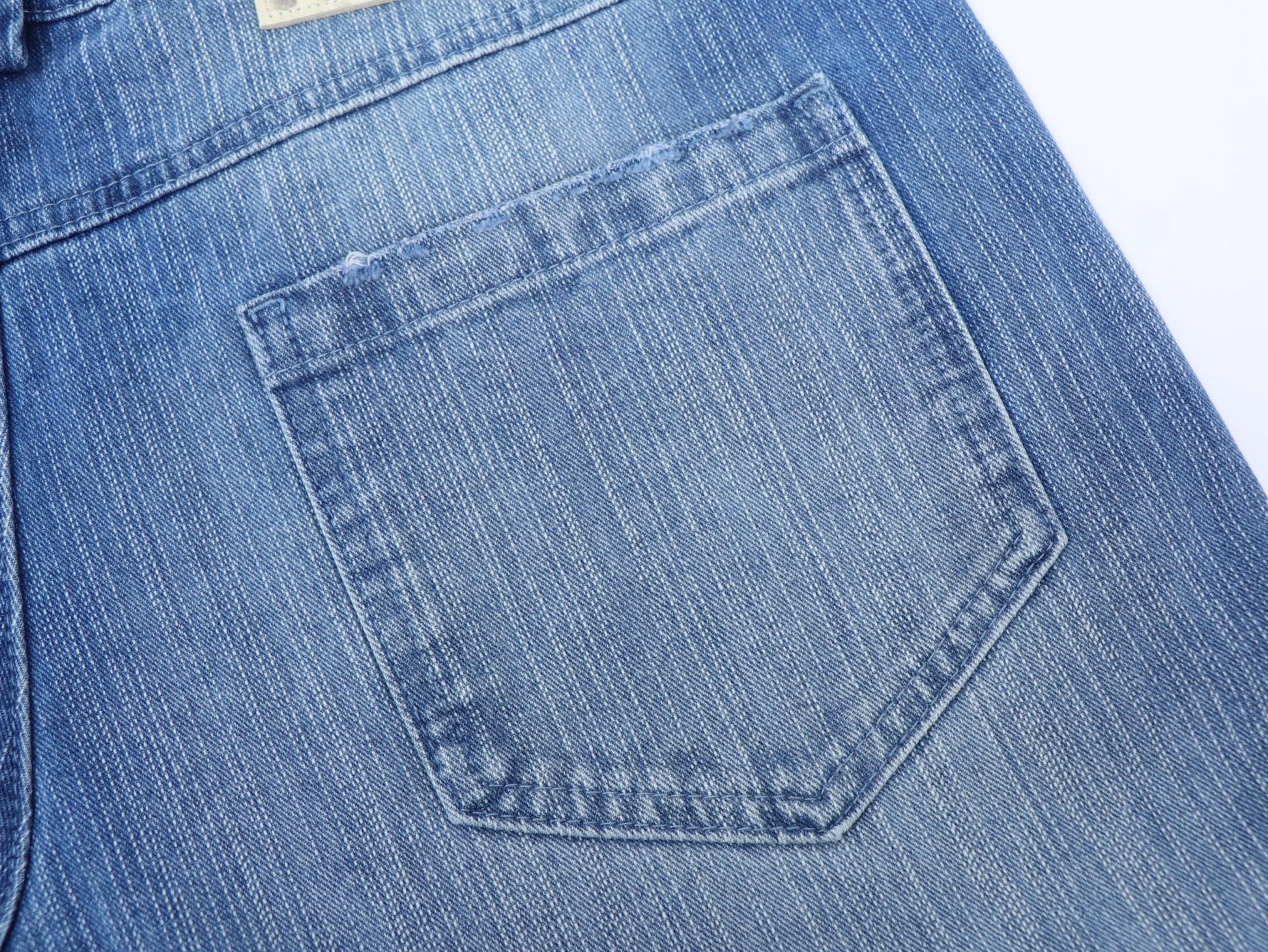 Vintage Blue Slub Denim - Wear Wojo