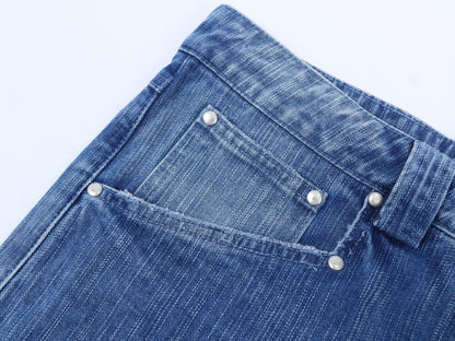 Vintage Blue Slub Denim - Wear Wojo
