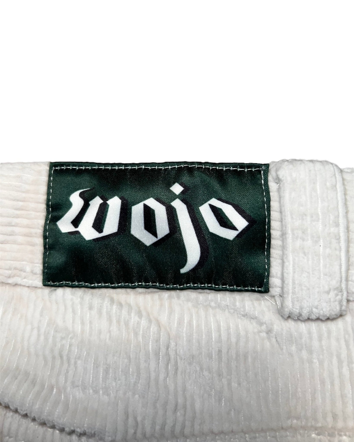 White Corduroy Skate Pants - Wear Wojo