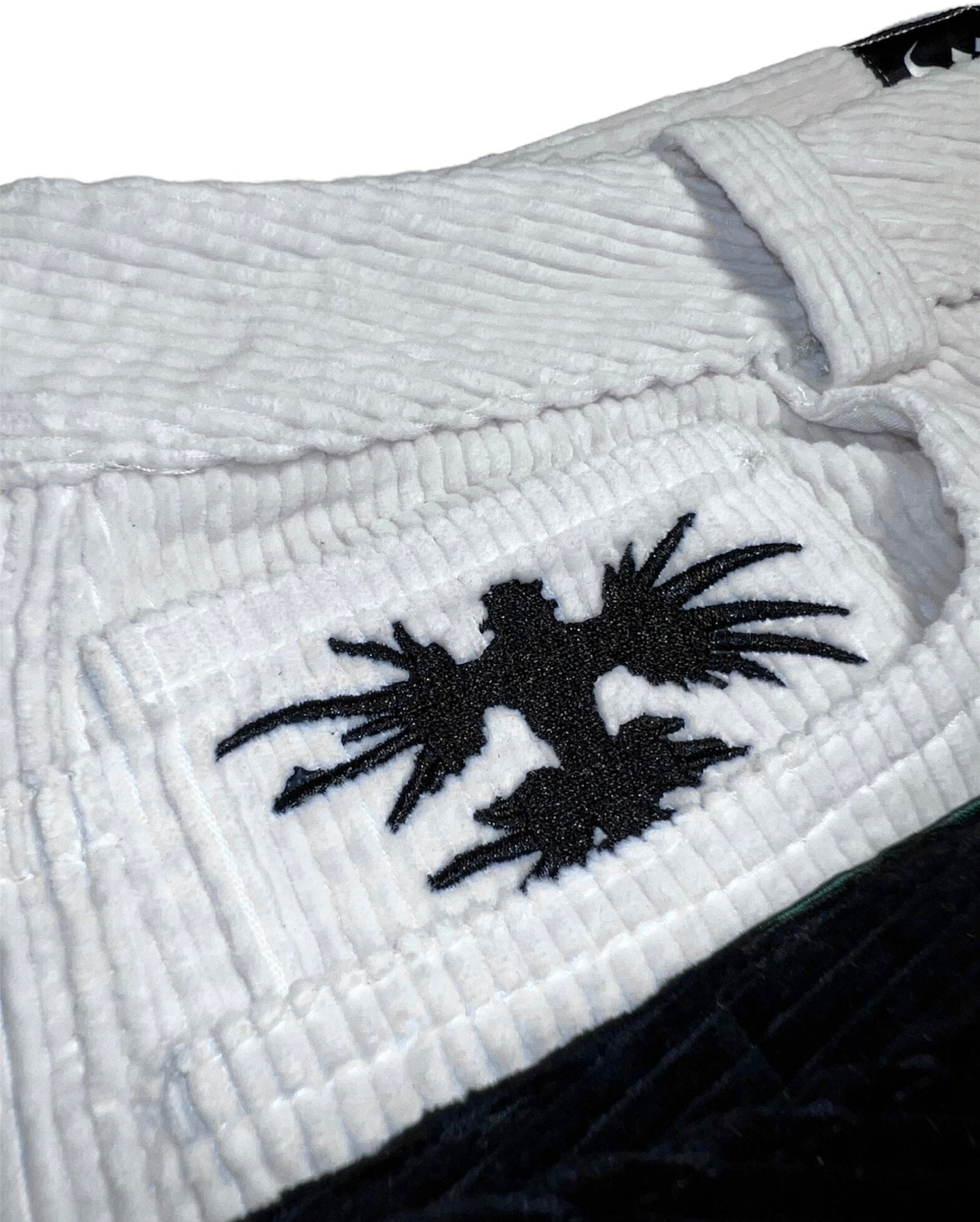 White Corduroy Skate Pants - Wear Wojo